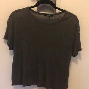Forever 21 Grey Top